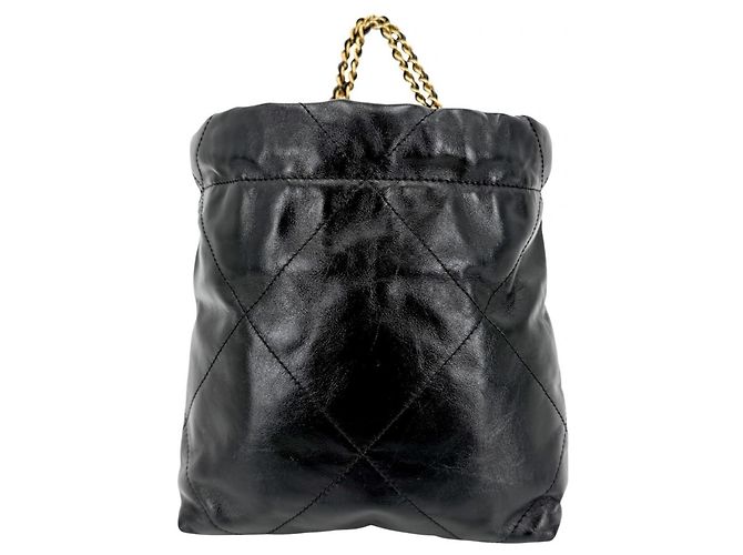Timeless Borsa a tracolla con catena Chanel 22 da donna Nero - vista 2