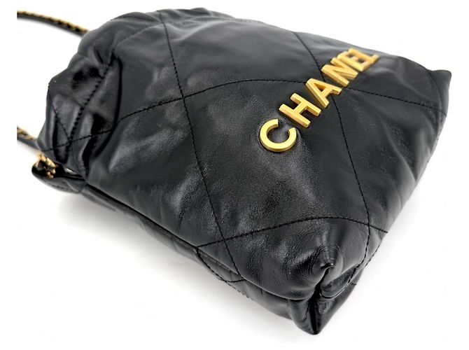 Timeless Borsa a tracolla con catena Chanel 22 da donna Nero - vista 3
