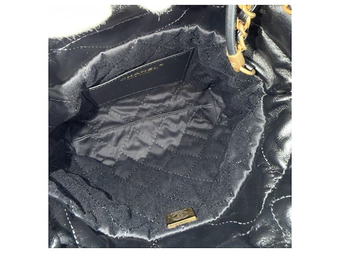Timeless Borsa a tracolla con catena Chanel 22 da donna Nero - vista 4