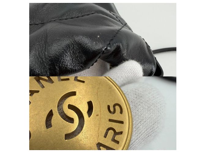 Timeless Borsa a tracolla con catena Chanel 22 da donna Nero - vista 6