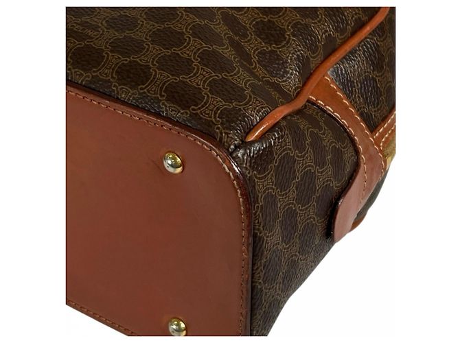 Céline Borsa a tracolla Celine Macadam Marrone - vista 10