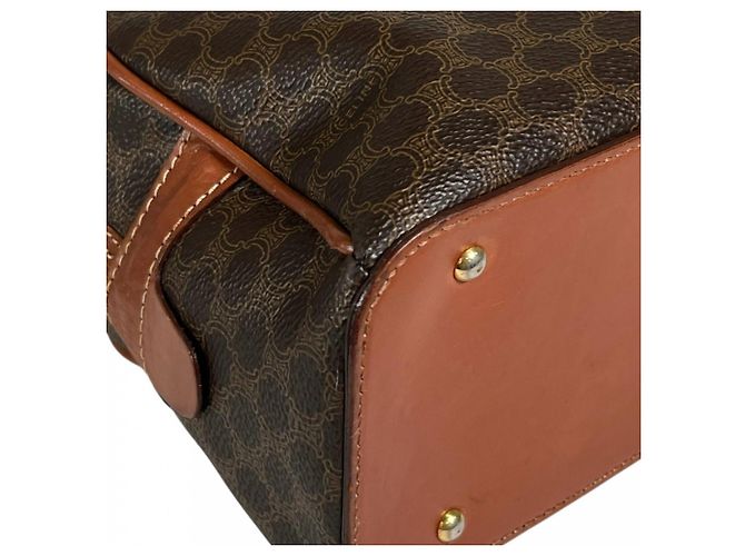 Céline Borsa a tracolla Celine Macadam Marrone - vista 11