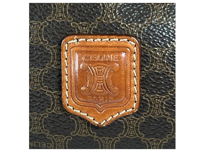 Céline Borsa a tracolla Celine Macadam Marrone - vista 13