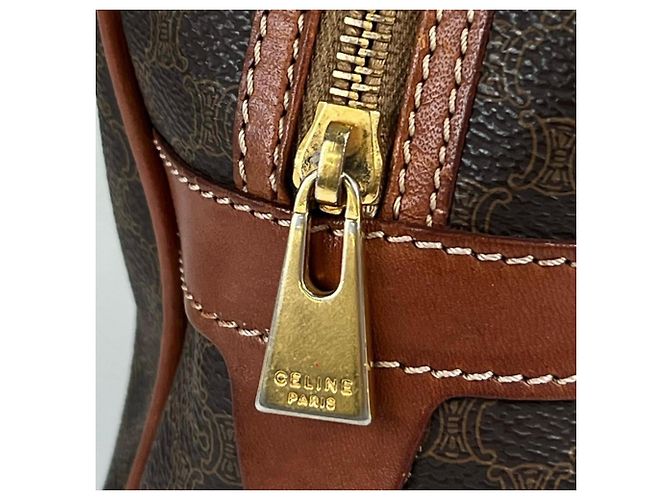 Céline Borsa a tracolla Celine Macadam Marrone - vista 14