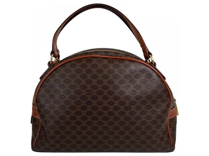 Céline Borsa a tracolla Celine Macadam Marrone - vista 2