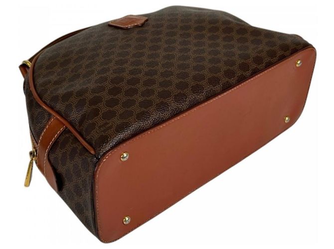 Céline Borsa a tracolla Celine Macadam Marrone - vista 3