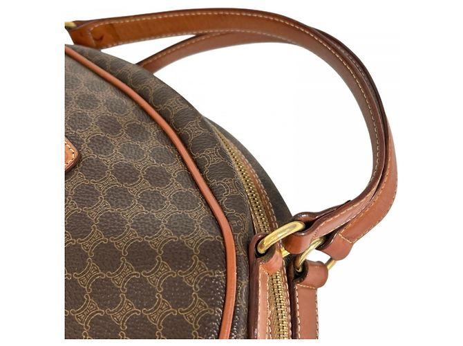 Céline Borsa a tracolla Celine Macadam Marrone - vista 8