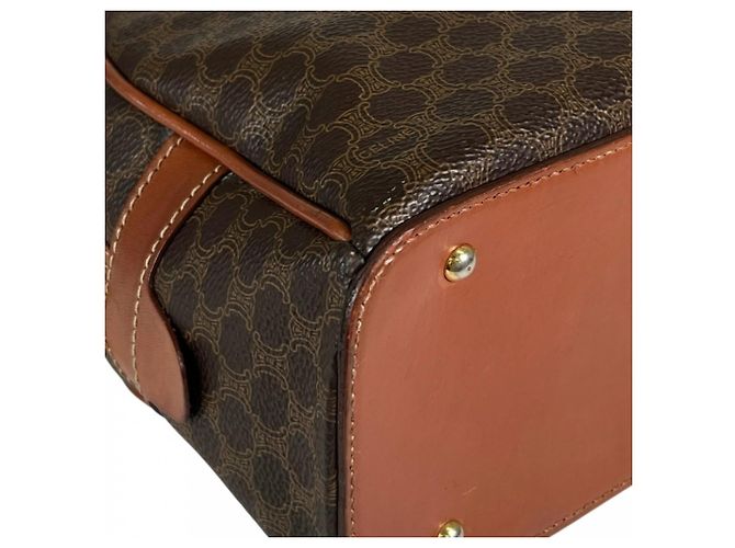 Céline Borsa a tracolla Celine Macadam Marrone - vista 9