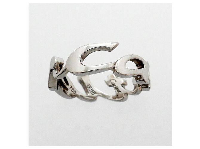 Cartier 18K White Gold Band Ring - view 2