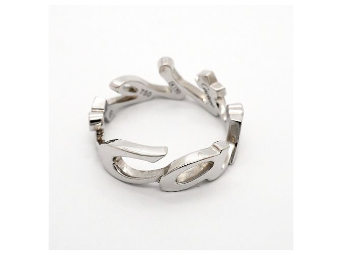Cartier 18K White Gold Band Ring - view 3