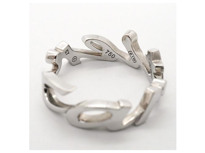 Cartier 18K White Gold Band Ring - view 5