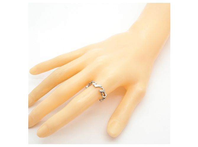 Cartier 18K White Gold Band Ring - view 7
