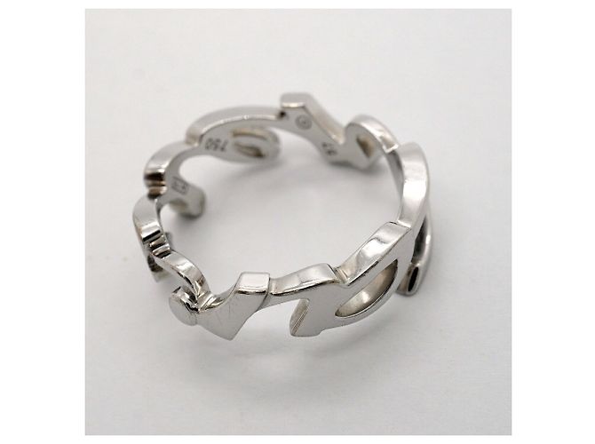 Cartier 18K White Gold Band Ring - view 8