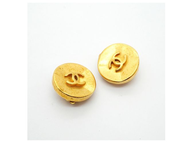 Orecchini a clip Chanel placcati oro D'oro - vista 2