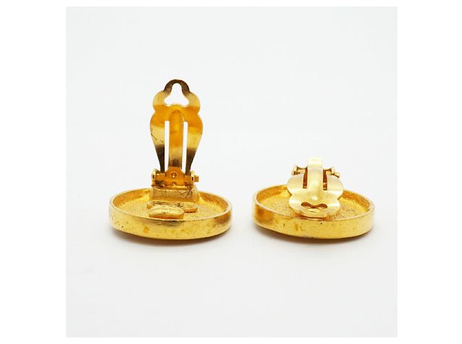 Orecchini a clip Chanel placcati oro D'oro - vista 3