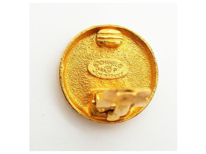 Orecchini a clip Chanel placcati oro D'oro - vista 4