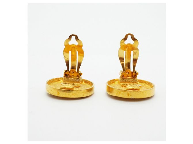 Orecchini a clip Chanel placcati oro D'oro - vista 7