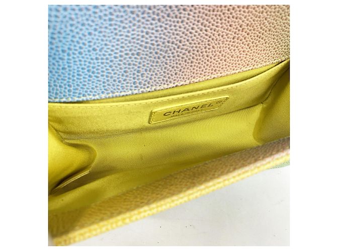 Borsa a tracolla Chanel Boy Chain Multicolore - vista 4