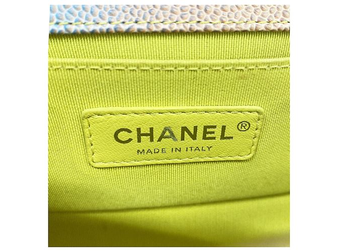 Borsa a tracolla Chanel Boy Chain Multicolore - vista 5