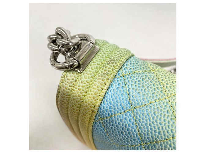 Borsa a tracolla Chanel Boy Chain Multicolore - vista 6