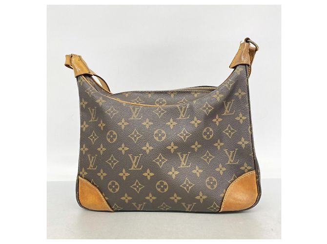 Borsa a tracolla Louis Vuitton Monogram Boulogne 30 Marrone - vista 10