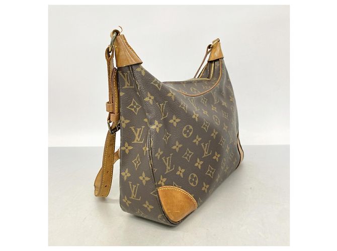 Borsa a tracolla Louis Vuitton Monogram Boulogne 30 Marrone - vista 2