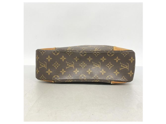 Borsa a tracolla Louis Vuitton Monogram Boulogne 30 Marrone - vista 3