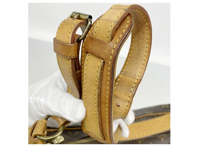 Borsa a tracolla Louis Vuitton Monogram Boulogne 30 Marrone - vista 9