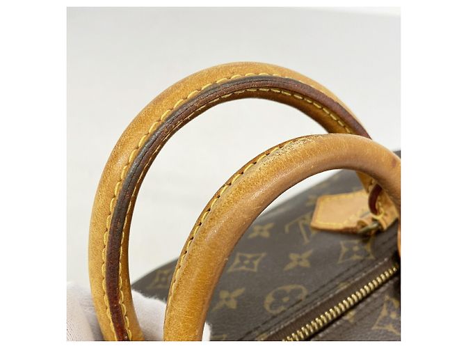 Borsa Louis Vuitton Monogram Speedy 30 Marrone - vista 10