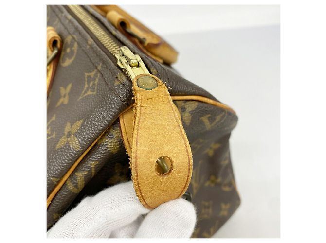 Borsa Louis Vuitton Monogram Speedy 30 Marrone - vista 6