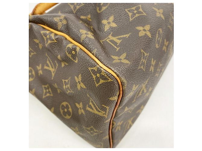 Borsa Louis Vuitton Monogram Speedy 30 Marrone - vista 8