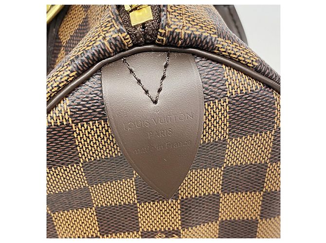 Borsa Louis Vuitton Damier Speedy 25 Damier ebene - vista 5