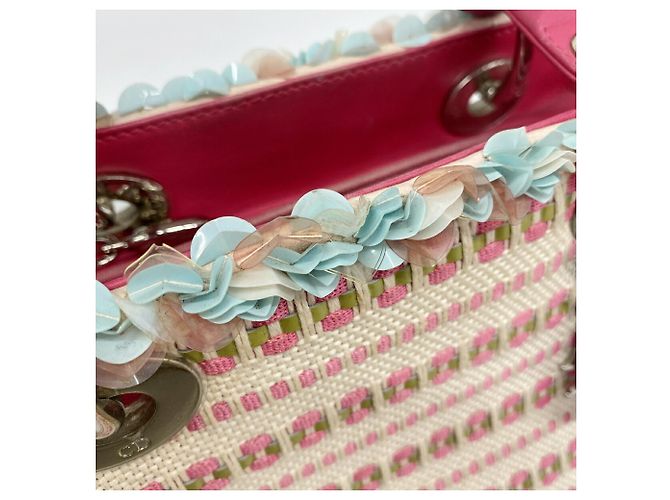 Borsa Christian Dior Cannage Lady Multicolore - vista 13