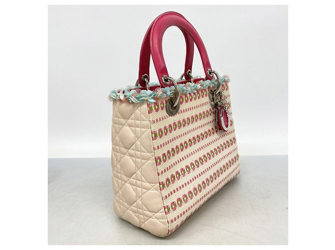 Borsa Christian Dior Cannage Lady Multicolore - vista 2