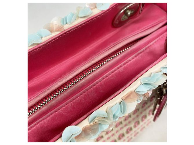Borsa Christian Dior Cannage Lady Multicolore - vista 7
