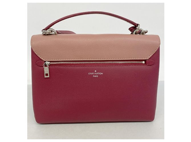 Borsa Louis Vuitton MyLockme Marrone Crudo Bordò - vista 11
