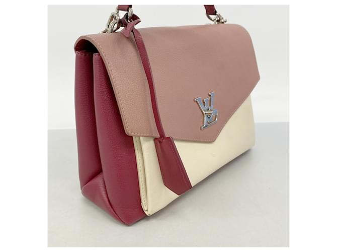 Borsa Louis Vuitton MyLockme Marrone Crudo Bordò - vista 2