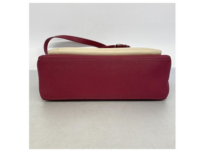 Borsa Louis Vuitton MyLockme Marrone Crudo Bordò - vista 3