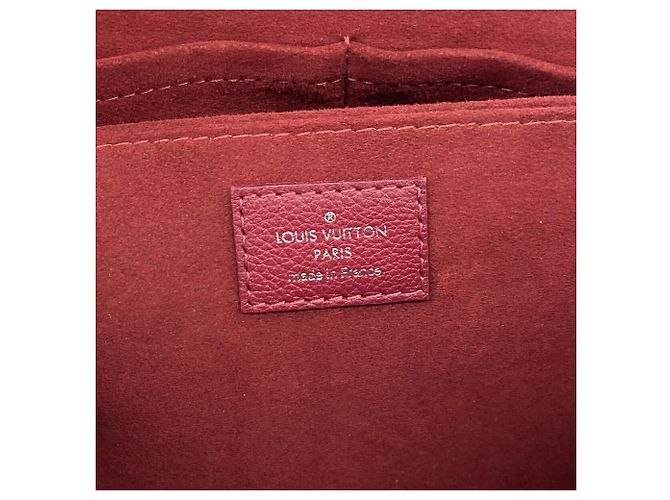 Borsa Louis Vuitton MyLockme Marrone Crudo Bordò - vista 5
