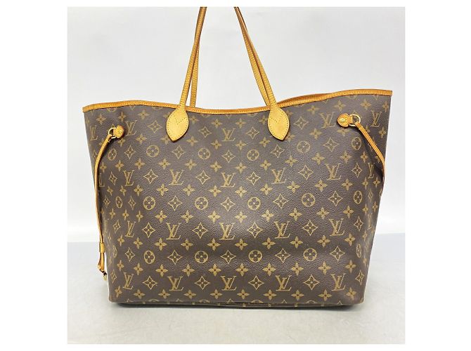 Borsa Tote Louis Vuitton Monogram Neverfull GM Marrone - vista 11