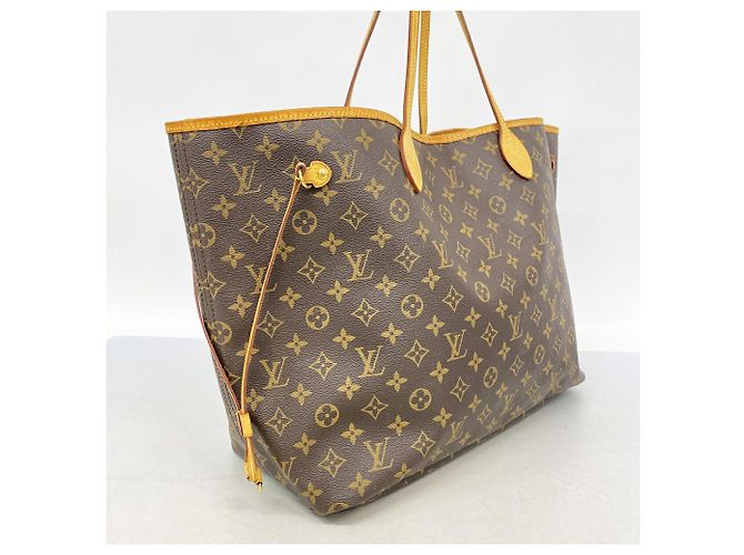 Borsa Tote Louis Vuitton Monogram Neverfull GM Marrone - vista 2