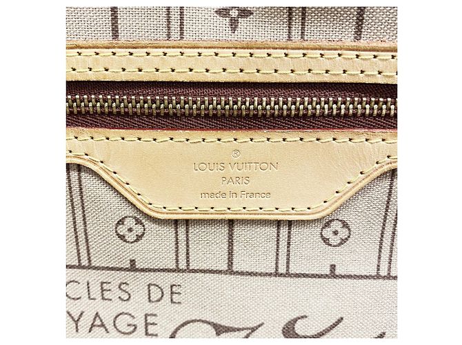 Borsa Tote Louis Vuitton Monogram Neverfull GM Marrone - vista 4