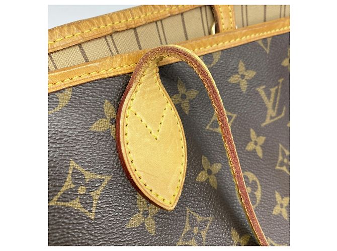 Borsa Tote Louis Vuitton Monogram Neverfull GM Marrone - vista 8