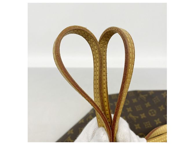 Borsa Tote Louis Vuitton Monogram Neverfull GM Marrone - vista 9