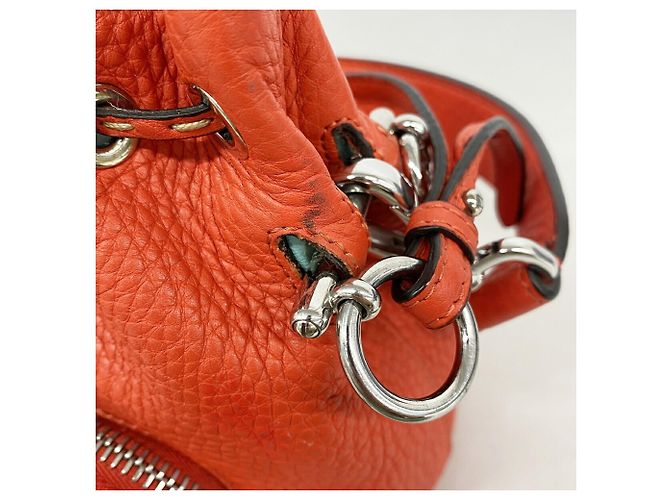 Fendi Montresor Mini Lederhandtasche Rot - Ansicht 11