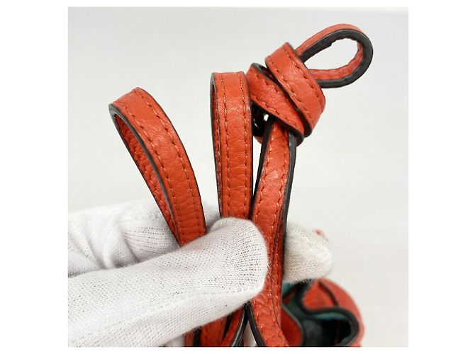 Fendi Montresor Mini Lederhandtasche Rot - Ansicht 9
