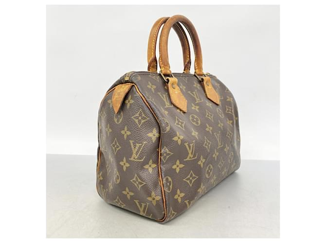 Borsa Louis Vuitton Monogram Speedy 25 Marrone - vista 2