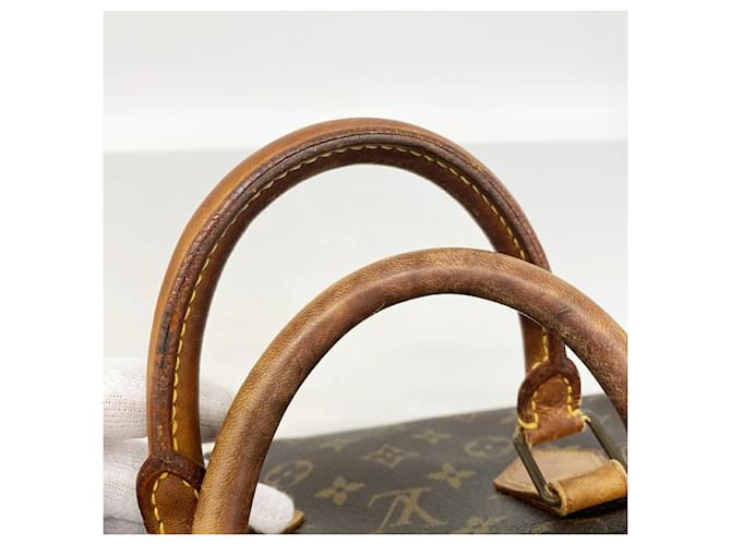 Borsa Louis Vuitton Monogram Speedy 25 Marrone - vista 8