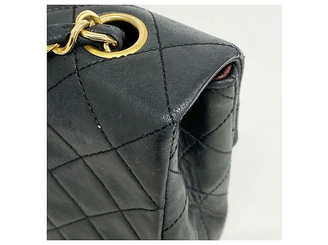 Borsa a tracolla Chanel Mini Matelassé con catena Nero - vista 7