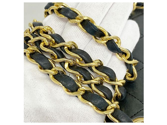 Borsa a tracolla Chanel Mini Matelassé con catena Nero - vista 8